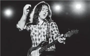  ?? Foto: Archiv ?? Gitarristi­sche Exzesse: Rory Gallagher