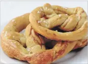  ??  ?? German soft pretzels.