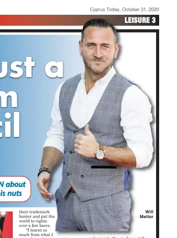  ??  ?? Will Mellor