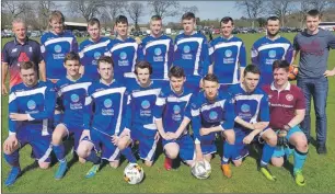  ??  ?? Mallaig FC after their defeat to Belmac FC at Bught Park in Inverness on Saturday.