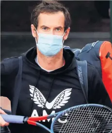  ??  ?? BLOW Murray was due to board plane to Melbourne for Australian Open