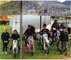  ?? Foto: MSC ?? Die Jugend des MSC Schnaithei­m zeigte im Brenzpark unter anderem Motorräder.