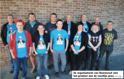  ?? Foto: ppg ?? De organisato­ren van Boerenrock zien het grootser dan de voorbije jaren.