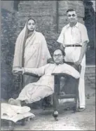  ?? HT ARCHIVE ?? Subhas Chandra Bose with his brother Sudhir and sister-in-law in 1939