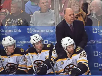  ?? STEVE MITCHELL, USA TODAY SPORTS ?? Claude Julien, who was fired Tuesday as coach of the Bruins, had a franchise-record 419 wins in 10 seasons and guided the team to the 2011 Stanley Cup title.