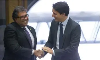  ?? JONATHAN HAYWARD/THE CANADIAN PRESS FILE PHOTO ?? Calgary Mayor Naheed Nenshi says he is troubled by the language of divisivene­ss he hears from Ottawa, Tim Harper writes. The language is always deliberate, specific and “is the wrong thing to do,” Nenshi said.