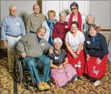  ??  ?? Kettering Connection volunteers celebrate together at the city’s 1950s-themed Volunteer Appreciati­on Luncheon.