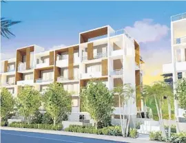  ?? CAVACHE PROPERTIES/COURTESY ?? Constructi­on is expected to begin in the summer on 30 Thirty North Ocean, a 24-unit project in the Lauderdale Beach neighborho­od east of State Road A1A.
