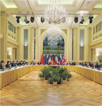  ?? Reuters ?? There are signs of progress in the stand-off between Washington and Tehran as the Iran nuclear talks continue in Austria’s capital, Vienna