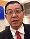  ??  ?? Lim Guan Eng