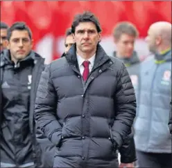  ??  ?? SE VA. Tras tres años, Karanka deja de ser técnico del Middlesbro­ugh.