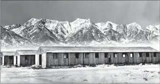  ?? Phil Bath ?? MANZANAR’S barracks where Japanese Americans were imprisoned sit empty, November 1946.