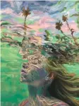  ??  ?? Isabel Emrich, Environmen­tal Dream, oil on canvas, 48 x 36". Courtesy Chloe Gallery.