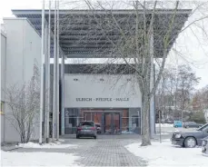  ?? FOTO: MEYER/MEINECKE ?? Die SG-Schülerinn­en und Schüler haben generell in der Ulrich-Pfeifle-Halle Sportunter­richt.