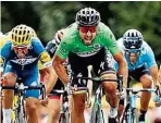  ??  ?? Peter Sagan als Tour- Tagessiege­r