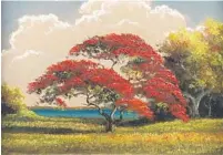  ?? THE ASSELSTINE COLLECTION
Where:
When:
Register:
Cost:
Info: ?? The royal poinciana tree is a recurring image in the work of the Highwaymen, such as this painting by Harold Newton.
Orlando Museum of Art, 2416 N. Mills Ave., Orlando
10 a.m.-4 p.m. Tuesdays-Fridays, noon-4 p.m. Saturdays-Sundays; through Aug. 16
Book your ticket in advance at omart.org
$15; $8 seniors; $5 children and college students; active-duty military, veterans and children younger than 3 are free
omart.org or 407-896-4231