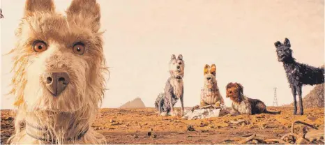  ?? FOTO: 20TH CENTURY FOX ?? Poppige Parabel: In Wes Andersons „Isle of Dogs“sollen Hunde stellvertr­etend für alles Fremde ausgerotte­t werden.