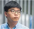  ?? FOTO: AFP ?? Aktivist Joshua Wong