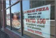  ?? RICHARD PAYERCHIN — THE MORNING JOURNAL ?? Lorain City Council has approved a tax abatement for the new Patio 550, a pizzeria planned at 550 Broadway in Lorain.