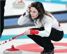 ?? THE ASSOCIATED PRESS ?? At 51, Canadian curler Cheryl Bernard is the oldest athlete competing in the Pyeongchan­g Winter Games.