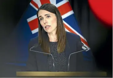  ?? GETTY IMAGES ?? Prime Minister Jacinda Ardern has made it clear that those who travel for ‘‘non-essential’’ reasons cannot expect to have their quarantine bills paid by taxpayers.
