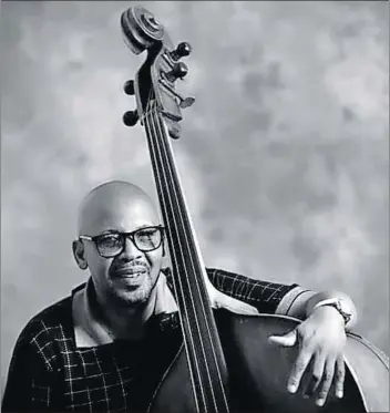  ?? Photo: Eddie Adams ?? Taking his time: Eastern Cape bassist, composer and teacher Mlungisi Gegana has taken a decade to put out his third album My Time, My Space.