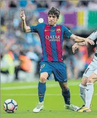  ?? FOTO: PERE PUNTÍ ?? Sergi Roberto Un jugador de presente y futuro