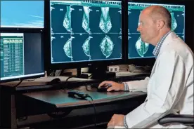  ?? Ryan Smith, Floyd Medical Center ?? Dr. Dan Phillips, a radiologis­t with Rome Radiology Group, encourages women to be proactive and schedule a mammogram.