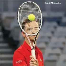  ??  ?? Daniil Medvedev