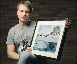  ?? DARREN BROWN ?? Ottawa photograph­er and alpinist Ivan Petrov helped retrace history last year when a group of climbers and filmmakers scaled Bugaboo Spire in southeaste­rn B.C., first summited by Conrad Kain in 1916.