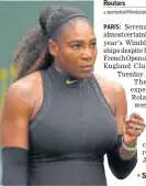  ?? USA TODAY ?? Serena Williams.