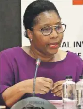  ?? Photo: Luba Lesolle/gallo Images ?? ‘Mistake’: Former security minister Ayanda Dlodlo.