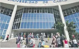  ?? JESÚS MARÍN ?? Cuatro campus para la UCA, con su voto en contra.