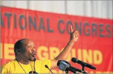  ?? Pictur : Antonio Muchave ?? FIRED UP: Numsa general secretary Irvin Jim at the unions congress in Booksburg on Wednesday.