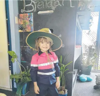  ?? ?? LITTLE ANGEL: The Yarraman community is banding together to support the family of Kahleesi Roser, who was tragically killed while on holidays interstate. Photo: Contribute­d