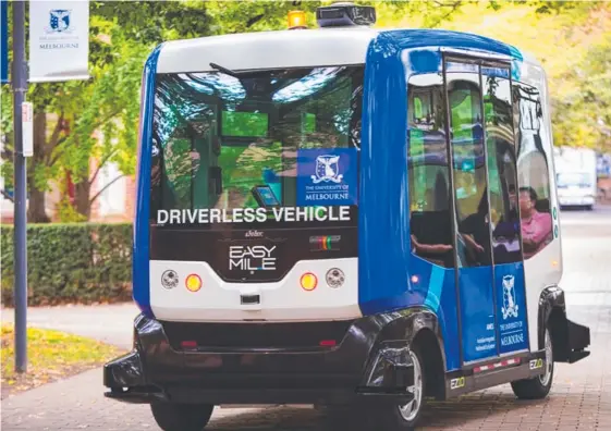  ??  ?? Transit Australia Group plans on collaborat­ing with EasyMile, with the possibilit­y of developing its own autonomous buses in the future.