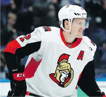  ?? JEFF ROBERSON/THE ASSOCIATED PRESS FILES ?? Former Senators defenceman Dion Phaneuf played parts of three seasons in Ottawa before being traded in February to Los Angeles and is back in town with the Kings Saturday.