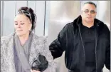 ??  ?? FAMILY GATHERING: Mafia grandkid John Gotti (left) at a bail hearing Thursday, where grandma Victoria and uncle Junior arrived to show support.