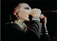  ?? SUBMITTED PHOTO - RODEO MARIE HANSON ?? Motionless In White, with lead singer Chris “Motionless” Cerulli dressed in black, has elements of goth and is heavy metal’s latest wave.
