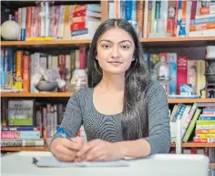  ?? BOB TYMCZYSZYN TORSTAR ?? Salony Sharma, a District School Board of Niagara student trustee, says classroom discussion on major global events of the past few years have permitted students to develop their own viewpoints in real time.