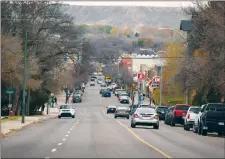  ?? NEWS PHOTO EMMA BENNETT ?? New electoral boundaries would see Medicine Hat split into two ridings, with each also containing a large rural area. Third Street downtown and the South Saskatchew­an River would become the general dividing line.