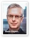 ?? ?? Mats Hayen.