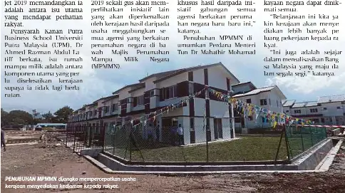 Rumah Mampu Milik Agenda Utama Pressreader