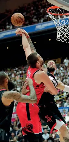  ??  ?? Bicampione Marc Gasol, vincitore del titolo Nba 2019 con i Toronto Raptors e di quello mondiale 2019 con la Spagna (Ap)