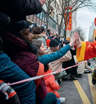  ?? ?? A parade is held in Paris, France to celebrate the Chinese Rabbit New Year on January 29, 2023.