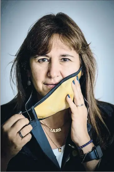  ?? ÀLEX GARCIA ?? Laura Borràs es la número dos por Barcelona de Jxcat a las elecciones del 14-F