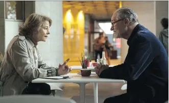  ?? CBS FILMS/LIONSGATE ?? Charlotte Rampling, left, and Jim Broadbent are underserve­d by the hackneyed film adaptation of The Sense of an Ending, which misinterpr­ets the intent of its source material, a novella by Julian Barnes.