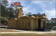  ??  ?? Chinmayana­nda Mission Hanuman Temple.