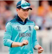  ??  ?? England’s white-ball captain Eoin Morgan in this file photo.