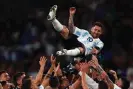  ?? Adrian Dennis/AFP/Getty Images ?? Lionel Messi could lead Argentina’ battlehard­ened squad to World Cup glory. Photograph: